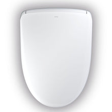 Load image into Gallery viewer, TOTO® S7A WASHLET® with Contemporary Lid, Elongated, Cotton White - SW4736AT40#01 - top view