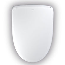 Load image into Gallery viewer, TOTO® S7 WASHLET® with Contemporary Lid, Elongated, Cotton White - SW4726AT40#01 - top view
