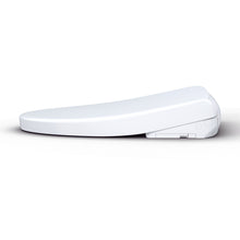 Load image into Gallery viewer, TOTO® S7A WASHLET® with Contemporary Lid, Elongated, Cotton White - SW4736AT40#01 - left side view
