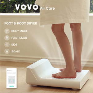 Vovo Foot and Body Dryer, White - BD-7700W - scale