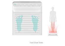 Load image into Gallery viewer, Vovo Foot and Body Dryer, White - BD-7700W - foot placement