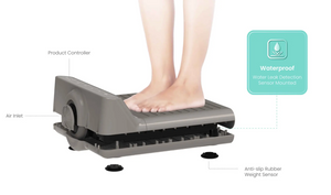 Vovo Foot and Body Dryer, Gray - BD-7700G - cross section
