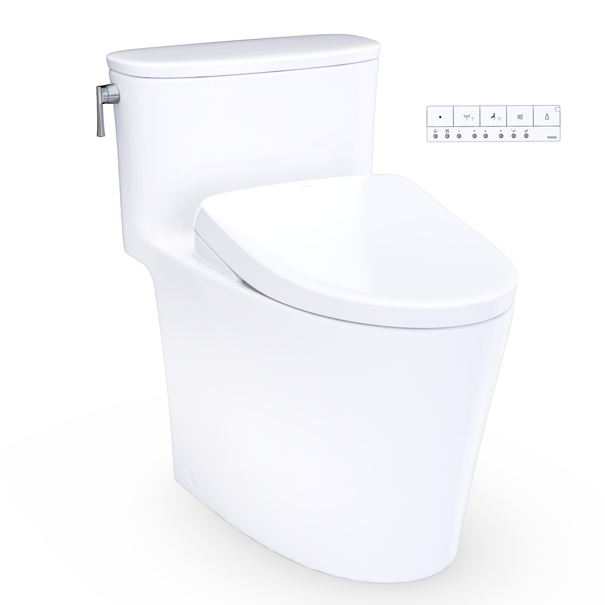 TOTO Aurora™ WASHLET+ S7 One-Piece Toilet - 1.28 GPF - Universal