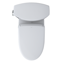 Load image into Gallery viewer, TOTO Drake® II WASHLET®+ S7A Two-Piece Toilet - 1.28 GPF - UNIVERSAL HEIGHT - MW4544736CEFG(A) / MW4544726CEFG(A) - Top view