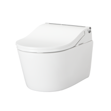 Load image into Gallery viewer, TOTO  RP WASHLET®+ RW Wall-Hung Toilet - 1.28 GPF & 0.9 GPF - Auto Flush - CWT4474547CMFGA#MS - Diagonal view