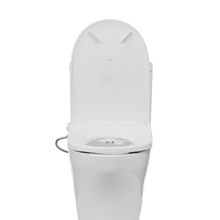 Load image into Gallery viewer, Ultra-Nova Bidet Toilet Seat - Elongated - installed front view