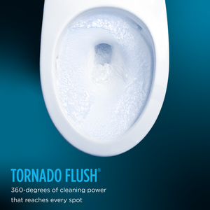 TOTO® DRAKE® Washlet®+ S7A Two-Piece Toilet - 1.6 GPF Auto Flush - MW7764736CSGA#01- Tornado Flush