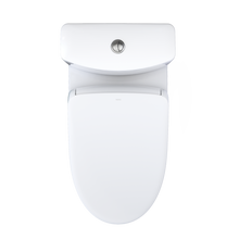 Load image into Gallery viewer, TOTO AQUIA® IV - WASHLET®+ S7A One-Piece Toilet - 1.28 GPF & 0.9 GPF - MW6464736CEMFGN(A) - Universal Height - top view