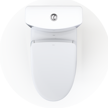 Load image into Gallery viewer, TOTO AQUIA® IV - WASHLET®+ S7A Two-Piece Toilet - 1.28 GPF & 0.9 GPF - MW4464736CEMGN#01 - view from above