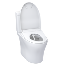 Load image into Gallery viewer, TOTO AQUIA® IV - WASHLET®+ S7A Two-Piece Toilet - 1.28 GPF & 0.9 GPF  - MW4464736CEMGN#01 -  open view