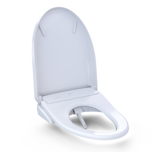 TOTO® S7 WASHLET® with Classic Lid, Elongated, Cotton White - SW4724AT40#01 - open view
