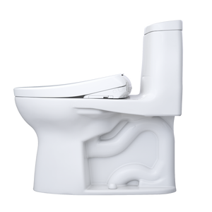 TOTO ULTRAMAX® II  WASHLET®+ S7 One-Piece Toilet - 1.28 GPF - Auto-Flush - MW6044726CEFGA#01 - UNIVERSAL HEIGHT - side view
