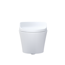 Load image into Gallery viewer, TOTO AP WASHLET®+ S7 WALL-HUNG TOILET - 1.28 GPF & 0.9 GPF - Matte Silver Push Plate - CWT4264726CMFG#MS - front view