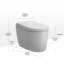 Load image into Gallery viewer, TOTO NEOREST® AS Dual Flush Toilet - 1.0 GPF & 0.8 GPF - MS8551CUMFG#01 - with dimensions