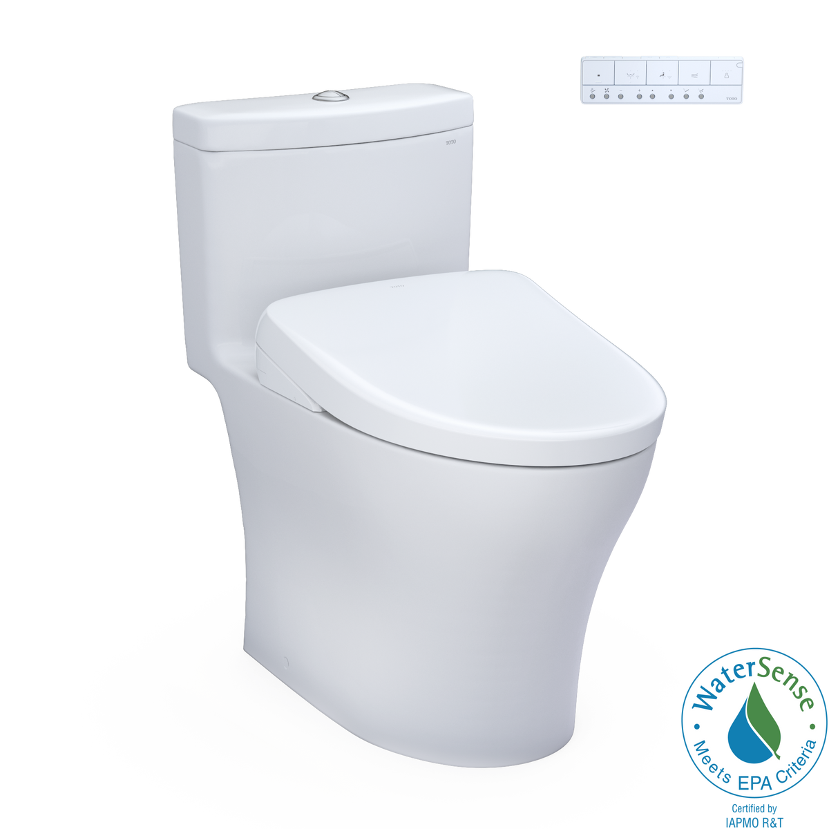 TOTO AQUIA® IV - WASHLET®+ S7 One-Piece Toilet - 1.28 GPF & 0.9 GPF Au –  Clear Moon Bidets