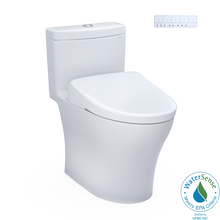 Load image into Gallery viewer, TOTO AQUIA® IV - WASHLET®+ S7A One-Piece Toilet - 1.28 GPF & 0.9 GPF - MW6464736CEMFGN(A) - Universal Height