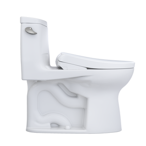 TOTO ULTRAMAX® II  WASHLET®+ S7 One-Piece Toilet - 1.28 GPF - Auto-Flush - MW6044726CEFGA#01 - UNIVERSAL HEIGHT - Right side view