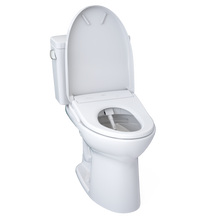 Load image into Gallery viewer, TOTO® DRAKE® WASHLET®+ S7A Two-Piece Toilet - 1.28 GPF - MW7764736CEFGA#01 - UNIVERSAL HEIGHT - lid open view