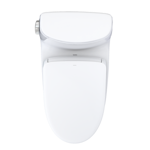 TOTO ULTRAMAX® II  WASHLET®+ S7 One-Piece Toilet - 1.28 GPF - Auto-Flush - MW6044726CEFGA#01 - UNIVERSAL HEIGHT - Top view