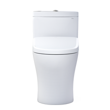 Load image into Gallery viewer, TOTO AQUIA® IV - WASHLET®+ S7A One-Piece Toilet - 1.28 GPF & 0.9 GPF - MW6464736CEMFGN(A) - Universal Height - front view