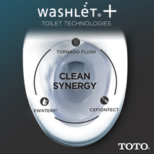 Load image into Gallery viewer, TOTO AQUIA® IV - WASHLET®+ S7A Two-Piece Toilet - 1.28 GPF &amp; 0.9 GPF Auto-Flush - MW4464736CEMFGNA#01 - Universal Height - Clean Synergy
