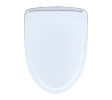 Load image into Gallery viewer, WASHLET® S550e Elongated Bidet Toilet Seat with EWATER+® , Classic Lid, Cotton White - SW3054#01 front view