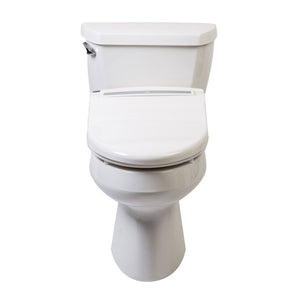 Clean Sense DIB 1500 Bidet Seat installed front view toilet