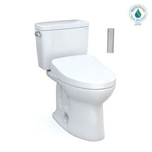 Load image into Gallery viewer, TOTO® DRAKE® WASHLET®+ S550E TWO-PIECE TOILET - 1.6 GPF - MW7763046CSG#01  front view with remote
