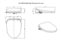 Load image into Gallery viewer, Eco-Nova Bidet Toilet Seat - Elongated