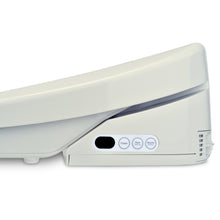 Load image into Gallery viewer, Brondell Swash 1400 Bidet toilet seat biscuit color side view buttons