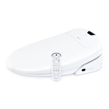 Load image into Gallery viewer, Brondell Swash 1400 Bidet toilet seat round with remote side view closed