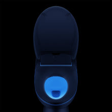Load image into Gallery viewer, Brondell Swash 1400 bidet toilet seat night light on view