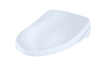 Load image into Gallery viewer, WASHLET S550e Elongated Bidet Toilet Seat with ewater+ , Contemporary Lid, Cotton White - SW3056#01 diagonal view