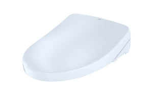 WASHLET S500e Elongated Bidet Toilet Seat with ewater+ , Contemporary Lid, Cotton White - SW3046AT40#01 diagonal view