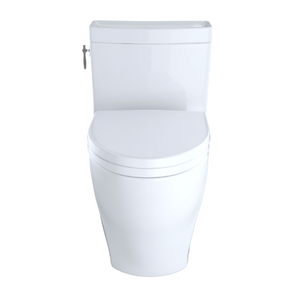 TOTO AIMES® One-Piece Toilet, 1.28GPF, Elongated Bowl - UNIVERSAL HEIGHT - MS626124CEFG#01 - Front view