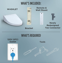Load image into Gallery viewer, TOTO® Washlet® C5 - Elongated, White - SW3084#01 - What's included in the box