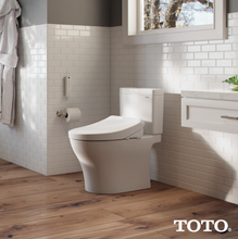 Load image into Gallery viewer, TOTO® Washlet® K300 - Elongated, White - SW3036R#01, installed in bathroom
