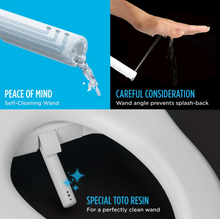 Load image into Gallery viewer, TOTO® Washlet® K300 - Elongated, White - SW3036R#01, features description 3