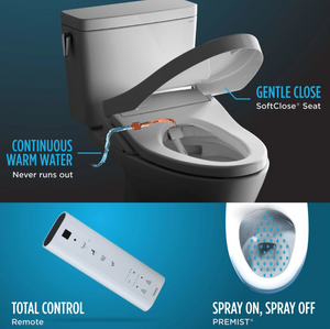 TOTO® Washlet® K300 - Elongated, White - SW3036R#01, features description 1