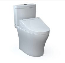 Load image into Gallery viewer, TOTO AQUIA® IV - Washlet®+ C5 Two-Piece Toilet - 1.28 GPF &amp; 0.9 GPF - MW4463084CEMGN#01 - Universal Height - view with more definition