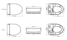 Load image into Gallery viewer, Bio Bidet Bliss BB-2000 Bidet Toilet Seat - Round, White