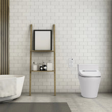 Load image into Gallery viewer, Vovo Stylement Bidet Toilet Seat- VB-6000SE - Elongated with Remote installed modern bathroom