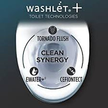 Load image into Gallery viewer, TOTO AQUIA® IV - Washlet®+ S550E Two-Piece Toilet - 1.28 GPF &amp; 0.9 GPF - MW4463056CEMFGNA#01  technologies washlet+