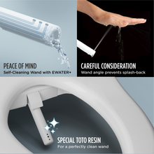 Load image into Gallery viewer, TOTO AQUIA® IV - WASHLET®+ C2 Two-Piece Toilet - 1.28 GPF & 0.9 GPF - MW4463074CEMGN#01 - hygiene features