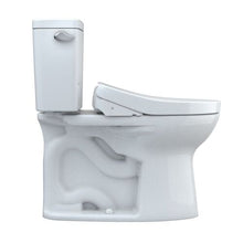 Load image into Gallery viewer, TOTO® DRAKE® WASHLET®+ S500E TWO-PIECE TOILET - 1.6 GPF AUTO FLUSH - MW7763046CSGA#01 right side view  hidden cords and connections