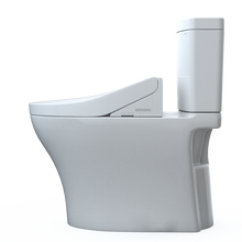 Load image into Gallery viewer, TOTO AQUIA® IV - WASHLET®+ C2 Two-Piece Toilet - 1.28 GPF & 0.9 GPF - MW4463074CEMGN#01 - left side view