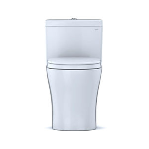 TOTO AQUIA® IV One-Piece Toilet - 1.28 GPF & 0.9 GPF, Elongated, Universal Height - MS646124CEMFGN#01 - Front View