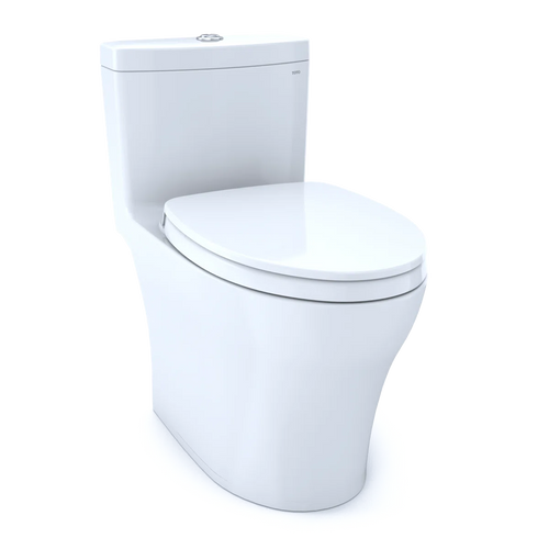TOTO AQUIA® IV One-Piece Toilet - 1.28 GPF & 0.9 GPF, Elongated, Universal Height - MS646124CEMFGN#01 - Main image