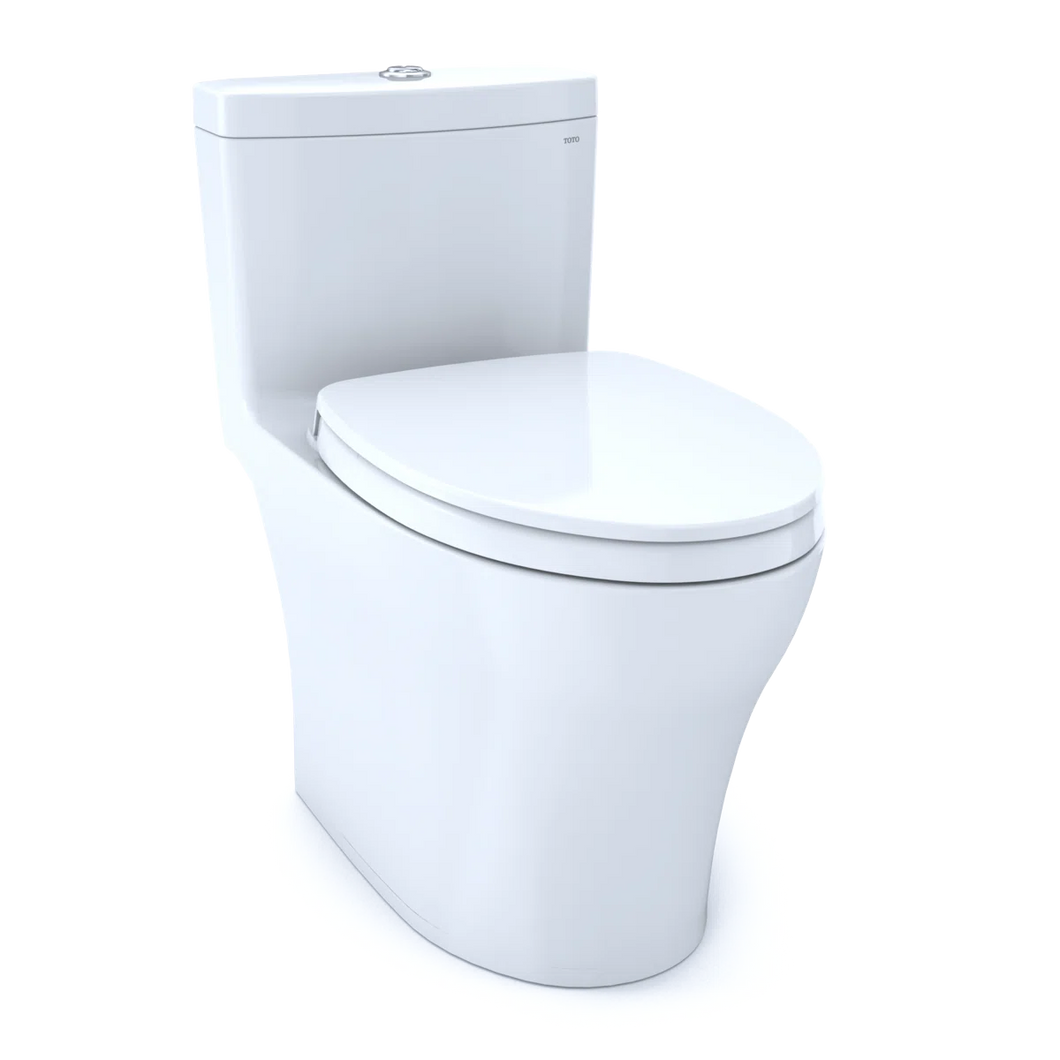 TOTO AQUIA® IV One-Piece Toilet - 1.28 GPF & 0.9 GPF, Elongated, Universal Height - MS646124CEMFGN#01 - Main image