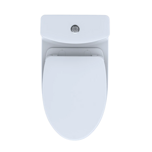 TOTO AQUIA® IV One-Piece Toilet - 1.28 GPF & 0.9 GPF, Elongated, Universal Height - MS646124CEMFGN#01 - Top view